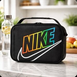 Nike Insulated Futura Fuel Pack Lunch Box Black With Neon Logo